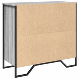 Credenza Grigio Sonoma 79,5x35,5x74,5 cm in Legno truciolato