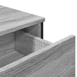 Credenza Grigio Sonoma 79,5x35,5x74,5 cm in Legno truciolato