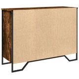 Credenza Rovere Fumo 101x35,5x74,5 cm in Legno truciolato