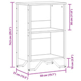 Libreria Rovere Sonoma 50x31x74,5 cm in Legno truciolato