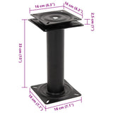Supporto Sedile Barca con Sedile Girevole a 360 in Acciaio