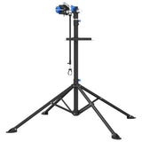 Supporto Riparazione Bici Regolabile 108-188 cm Blu in Acciaio