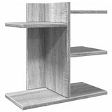 Organizer Scrivania Grigio Sonoma 42x21,5x42 cm truciolato