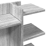 Organizer Scrivania Grigio Sonoma 42x21,5x42 cm truciolato