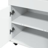 Carrello Bar Bianco 60x39,5x89 cm in Legno truciolato