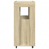 Carrello Bar Rovere Sonoma 60x39,5x89 cm in Legno truciolato