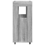 Carrello Bar Grigio Sonoma 60x39,5x89 cm in Legno truciolato