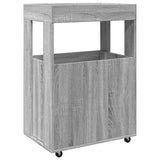 Carrello Bar Grigio Sonoma 60x39,5x89 cm in Legno truciolato