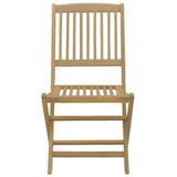 Set da Pranzo per Giardino 5 pz in Legno Massello di Acacia