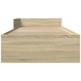 Giroletto senza Materasso Rovere Sonoma 90x200 cm in Truciolato