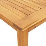 Set da Pranzo da Giardino 7 pz 180x90x75 cm in Legno Massello di Acacia