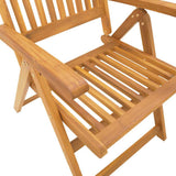 Set da Pranzo da Giardino 9 pz 180x90x75 cm Legno Massello di Acacia
