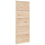 Porta per Granaio 80x208 cm in Legno Massello di Pino