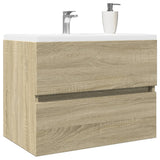 Mobile Lavabo Rovere Sonoma 60x38,5x45 cm in Legno truciolato