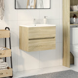 Mobile Lavabo Rovere Sonoma 60x38,5x45 cm in Legno truciolato