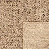 Tappeto ZIZUR Beige 80x200 cm Aspetto Iuta Interni ed Esterni