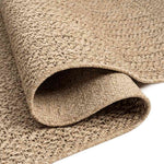 Tappeto ZIZUR Beige 160x230 cm Aspetto Iuta Interni ed Esterni