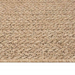 Tappeto ZIZUR Beige 160x230 cm Aspetto Iuta Interni ed Esterni