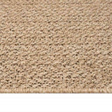 Tappeto ZIZUR Beige 160x230 cm Aspetto Iuta Interni ed Esterni