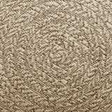 Tappeto ZIZUR Beige 100x200 cm Aspetto Iuta Interni ed Esterni