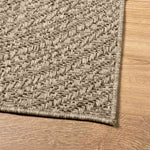 Tappeto ZIZUR Beige 100x200 cm Aspetto Iuta Interni ed Esterni