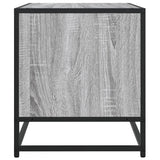 Mobile TV Grigio Sonoma 91x40x46 cm Legno truciolato e Metallo