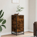 Credenza Rovere Fumo 35,5x35x76 cm in Truciolato