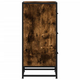 Credenza Rovere Fumo 35,5x35x76 cm in Truciolato