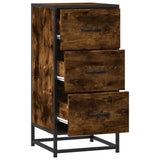 Credenza Rovere Fumo 35,5x35x76 cm in Truciolato