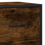 Credenza Rovere Fumo 35,5x35x76 cm in Truciolato