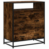 Cassettiera Rovere Fumo 70x41x83,5 cm in Legno truciolato
