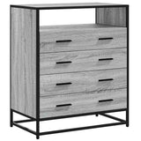 Cassettiera Grigio Sonoma 70x41x83,5 cm in Legno truciolato