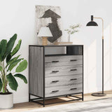 Cassettiera Grigio Sonoma 70x41x83,5 cm in Legno truciolato