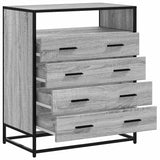 Cassettiera Grigio Sonoma 70x41x83,5 cm in Legno truciolato