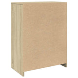 Mobile da Bagno Rovere Sonoma 60x33x80 cm in Legno tecnico