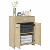 Mobile da Bagno Rovere Sonoma 60x33x80 cm in Legno tecnico