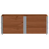 Paretali per Pallet 3pz Marroni 150x50cm Legno Massello di Pino