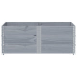 Paretali per Pallet 3pz Grigi 150x100cm Legno Massello di Pino