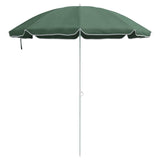 Ombrellone da Spiaggia Verde 161 x 193 cm Poliestere