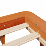Letto senza Materasso Marrone Cera 140x190 cm in Legno di Pino