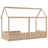 Giroletto Casetta per Bambini 90x200 cm Legno Massello di Pino