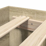 Giroletto con Testiera Rovere Sonoma 90x190cm Legno truciolato