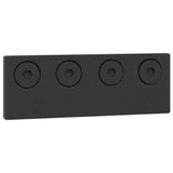 Kit di Binari per Porte Scorrevoli 427 cm Acciaio Nero