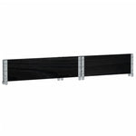 Paretale per Pallet Nero 80x60 cm in Legno Massello di Pino