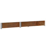 Paretale per Pallet Marrone 120x80cm in Legno Massello di Pino