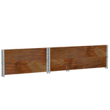 Paretali per Pallet 2pz Marroni 120x80cm Legno Massello di Pino