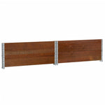Paretali per Pallet 2pz Marroni 100x100cm Legno Massello Pino