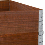 Paretali per Pallet 2pz Marroni 100x100cm Legno Massello Pino