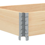 Paretale per Pallet 150x50 cm in Legno Massello di Pino