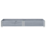 Paretale per Pallet Grigio 150x50 cm in Legno Massello di Pino
